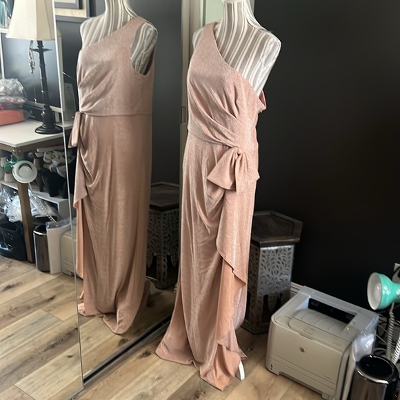 🛑 1 hour sale. Adrianna Papell, ginger gown, size 16 - Picture 6 of 11